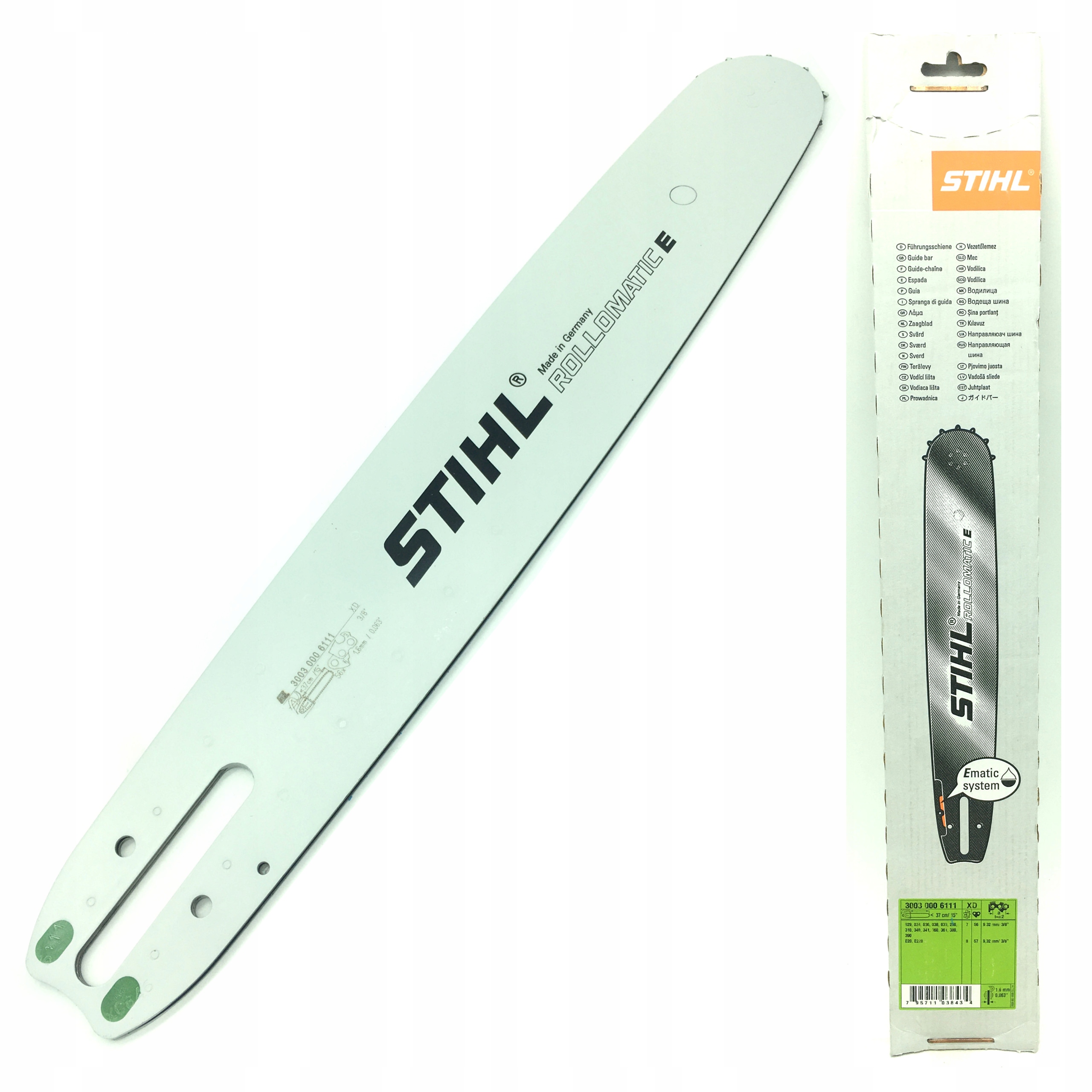 

Prowadnica Stihl 37 cm 3/8 1,6mm Ms 261 270 290