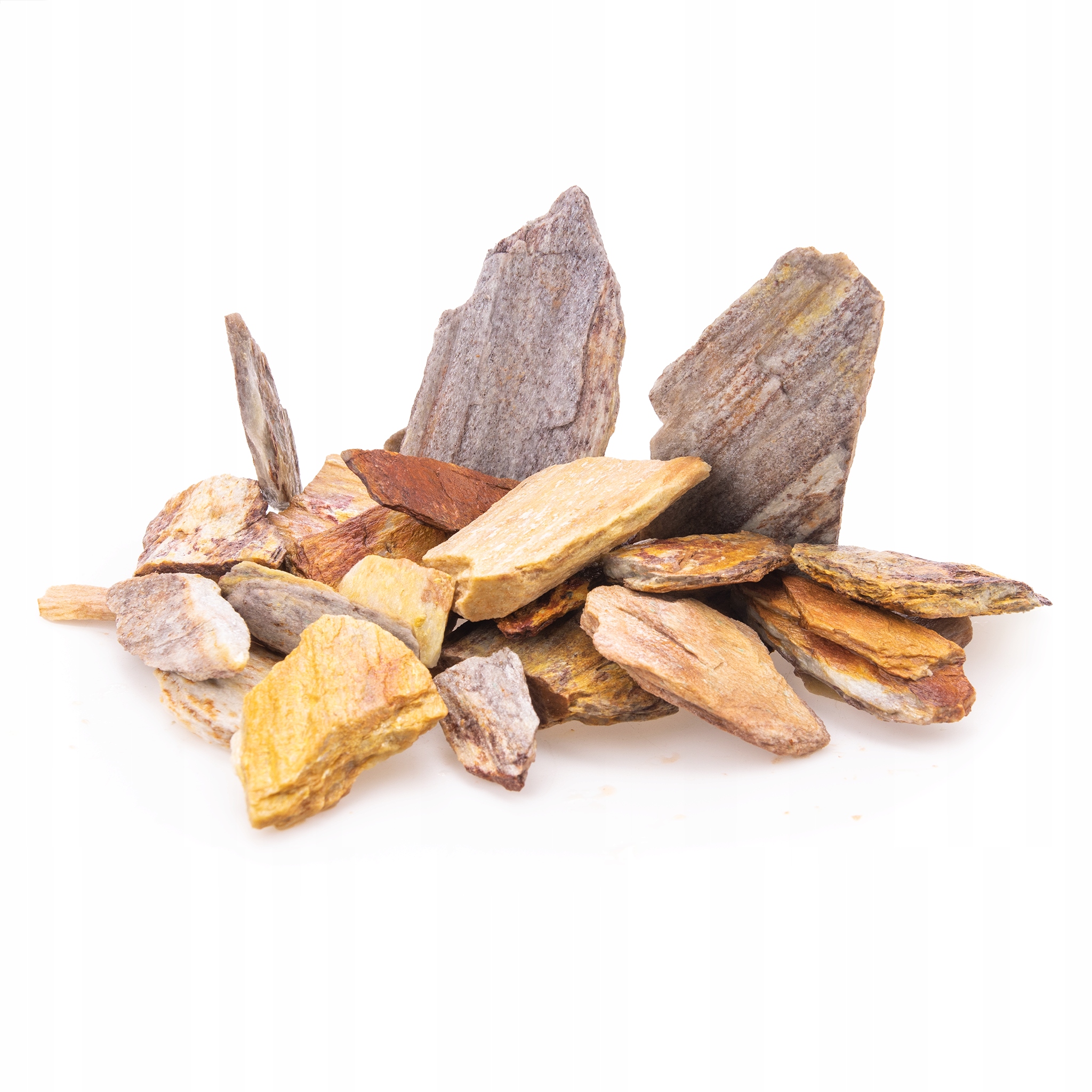 Levně Břidlicový kámen do akvária Barevný Grys 1-10 cm 24 kg