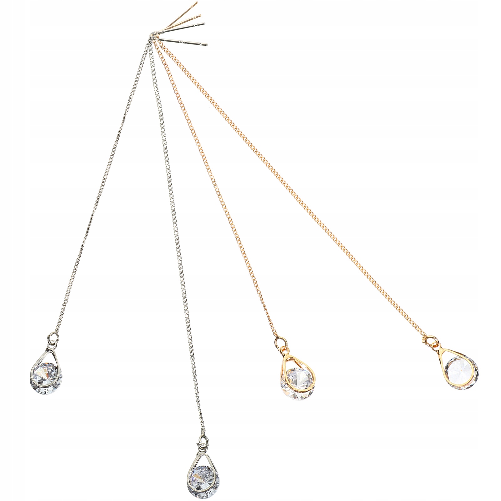 2 PARY KOLCZYKÓW NA ŁAŃCUSZKU KOLCZYKI Z frędzlami