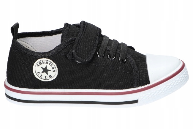 AMERICAN CLUB TEN85 TENISÓWKI, TRAMPKI DZIECIĘCE WKŁADKA SKÓRZANA RZEP B 27 Bohater brak