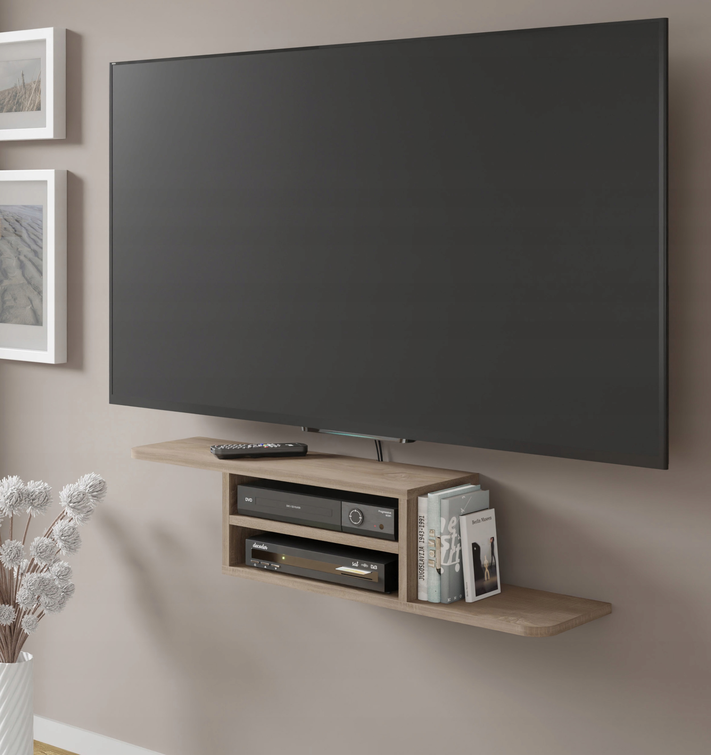 Szafka RTV wisząca Homlando 90 cm x 20 cm x 20 cm