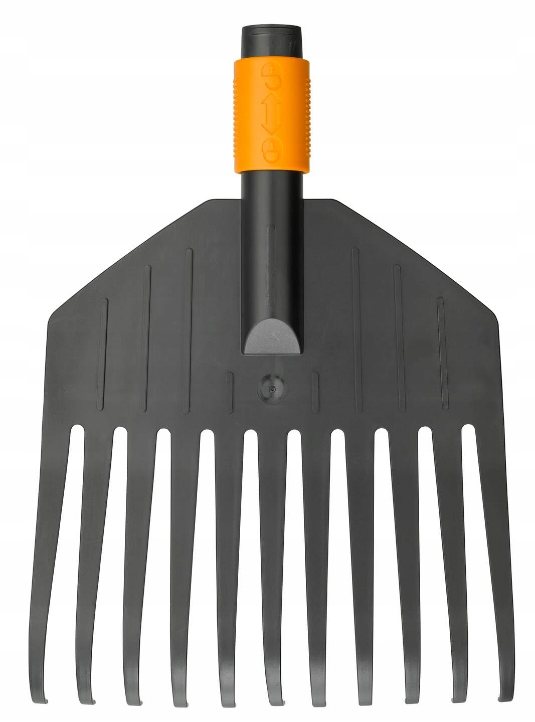Fiskars Hrábě Malé 11 zubů 21 cm Plastové Černá Oranžová