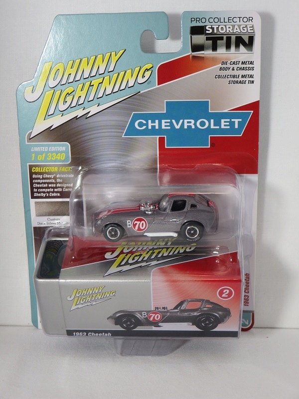Johnny Lightning 1:64 Cheetah 1963 dark silver