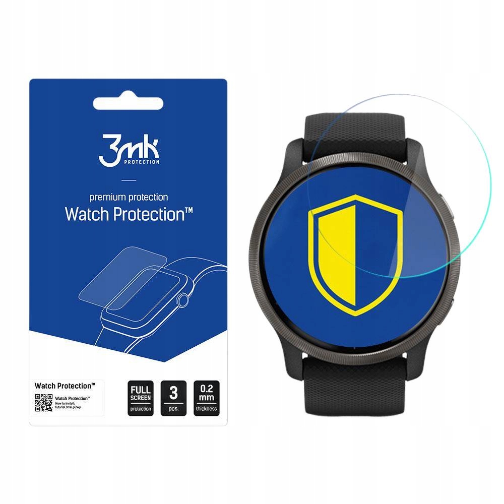 3MK Folia Ochronna Do Garmin Venu 2 Plus Arc Oleofobowa Zapobiega