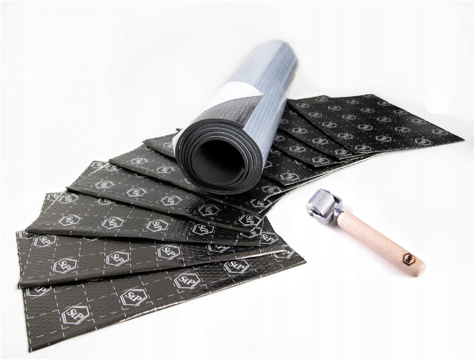 10 butylová rohož StP a 3,5 m zvukotesná pena K6 na odhlučnenie podlahy auto