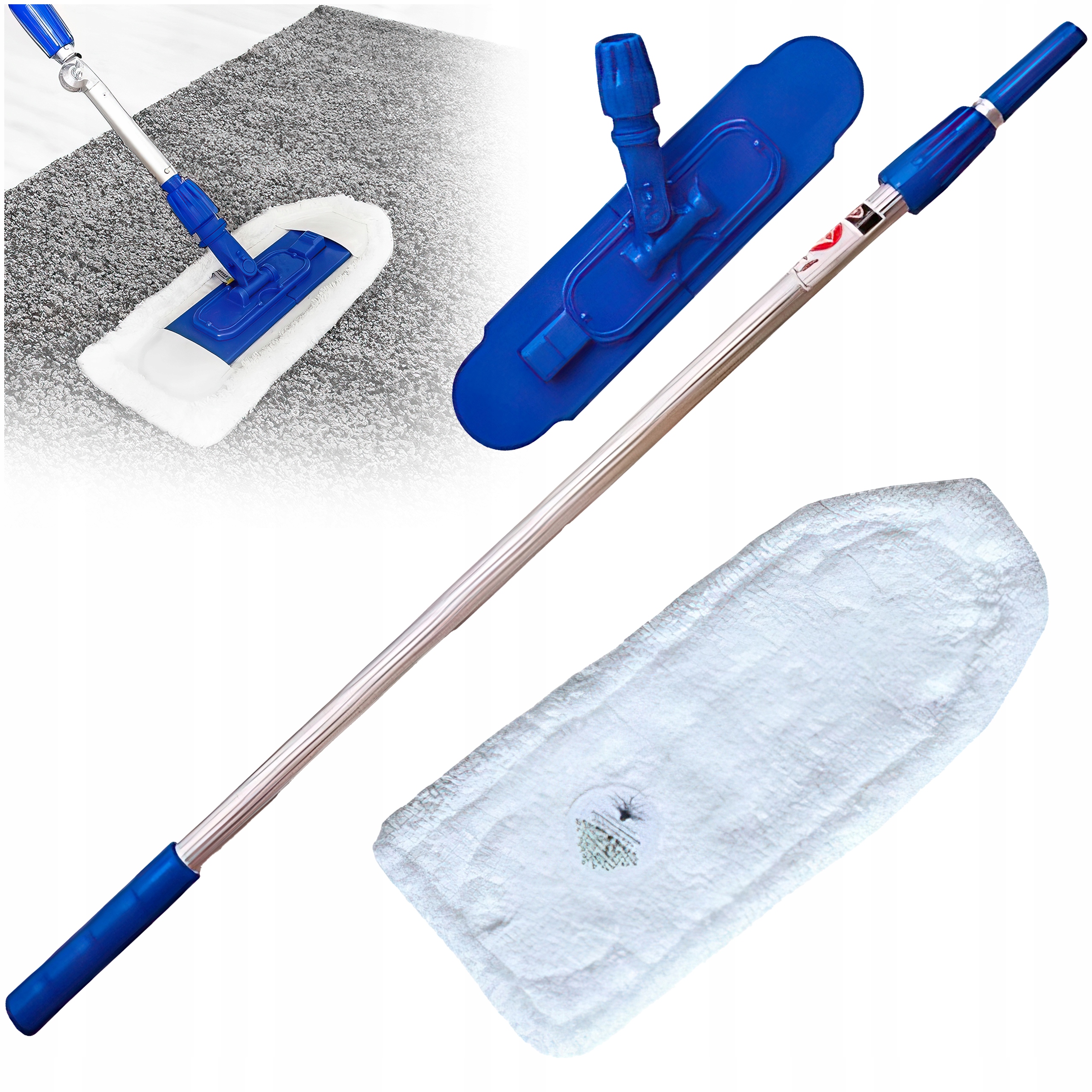 Levně Podlahová Sada Na Koberce Čalounění Polštář Bílá Nova Raypath