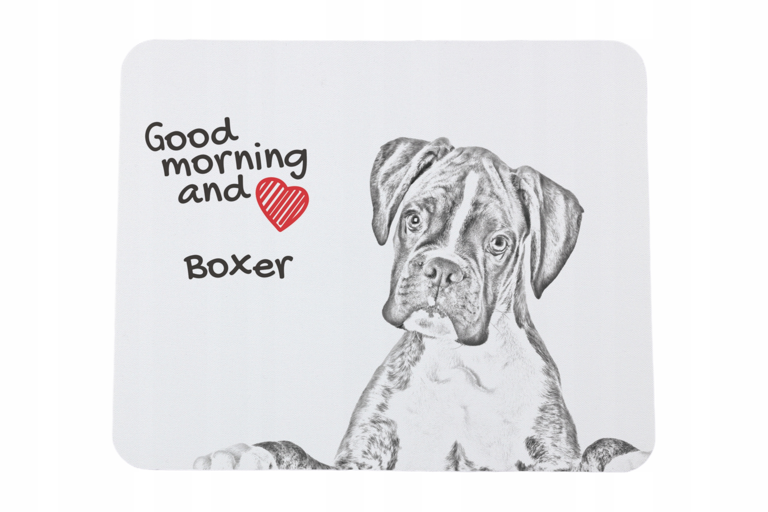 Bokser, Boxer III podkładka pod myszkę z nadrukiem, personalizowana podkł