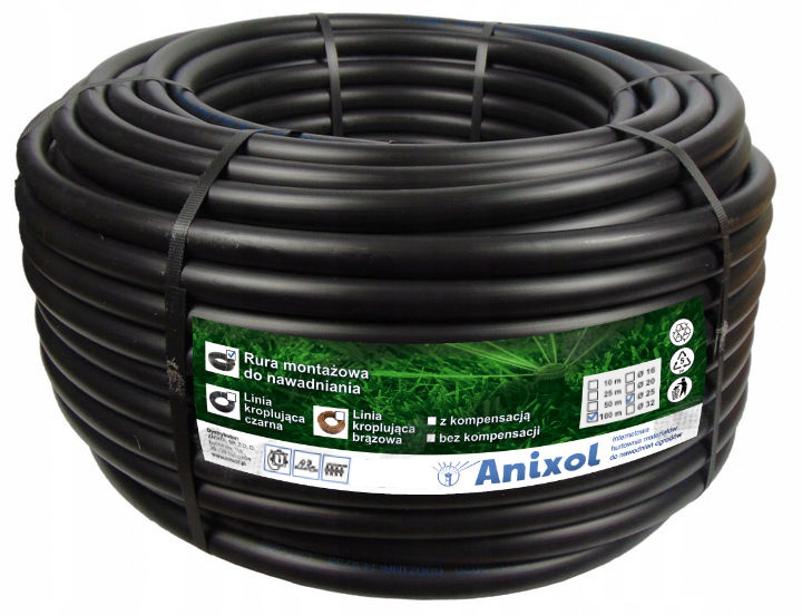 Rura 16mm 100m PN6 Pe do zasilania zraszaczy linii z pompy Ankor