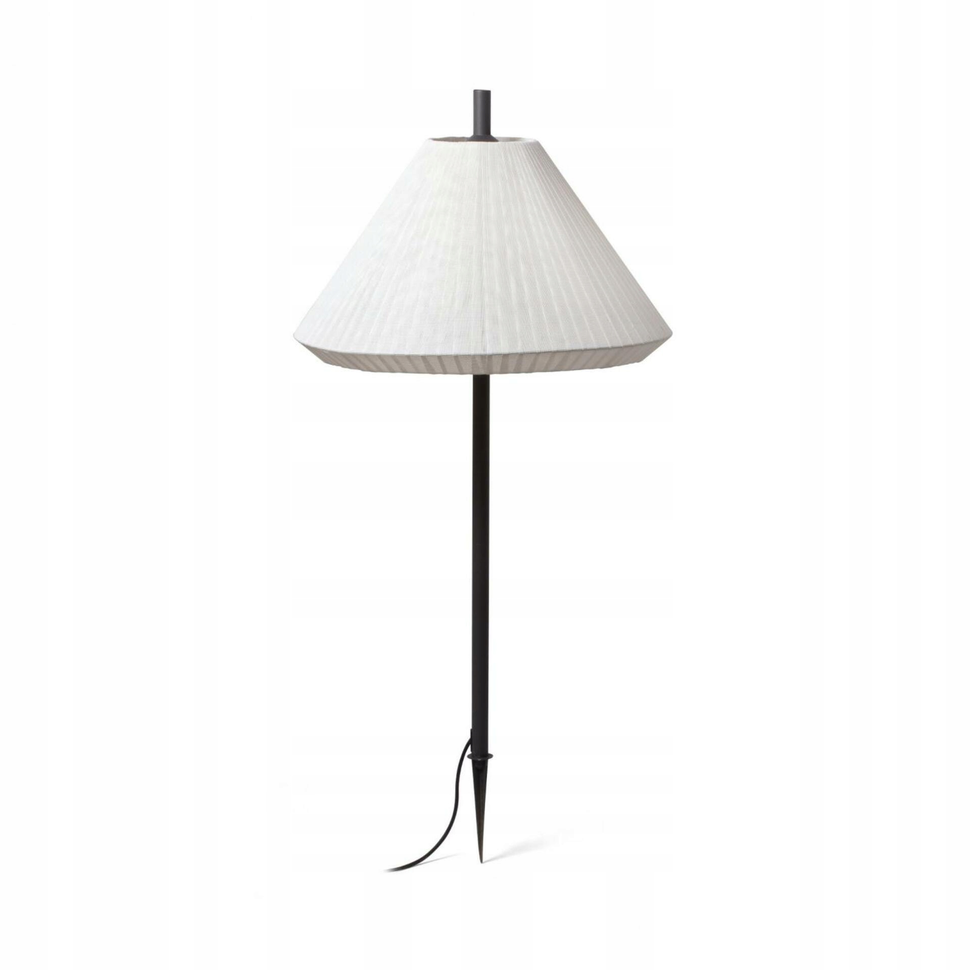 Vonkajšia lampa Faro Saigon sivá/biela, zápich, E27, IP65, 1370mm