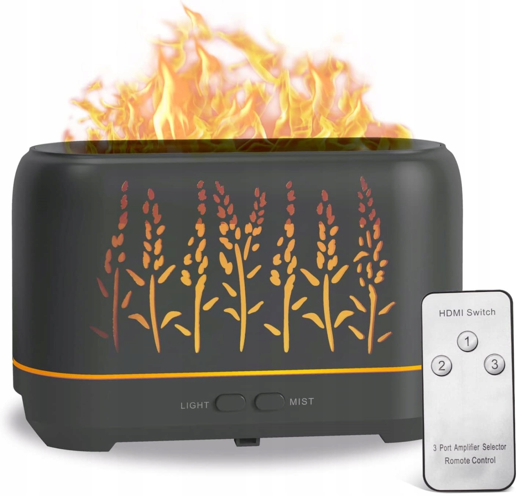 

Nawilżacz powietrza aroma flame dyfuzor płomień