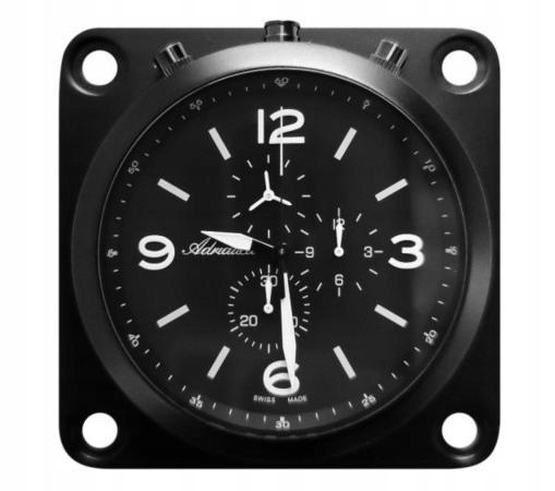 Nové Originální letecké hodinky Adriatica ANO.08.CHNEW, černý chronograf