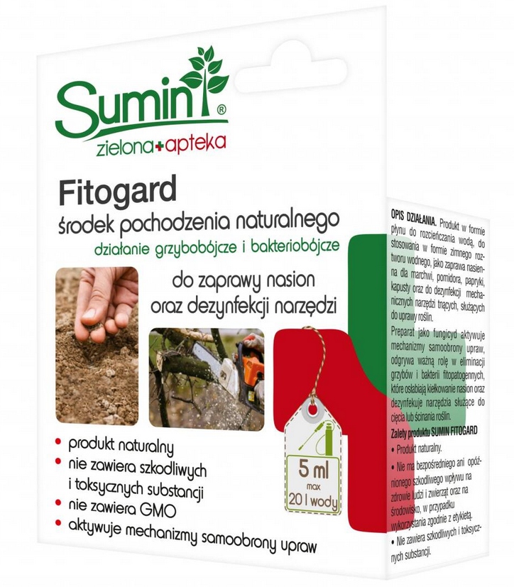 

Sumin Fitogard 5ml naturalna Eko zaprawa