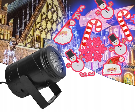 PROJEKTOR ŚWIĄTECZNY LED