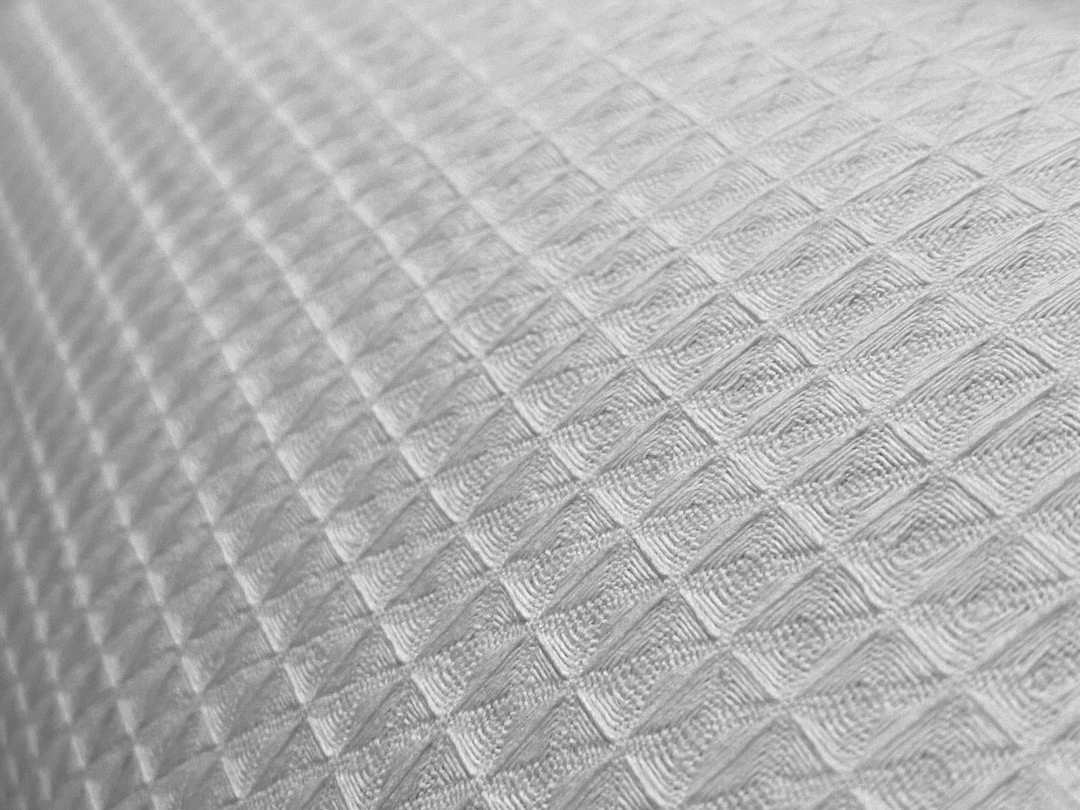 Tkanina Wafel jasny szary 230 g/m2 szer 160cm 0,5mb Marka Inna