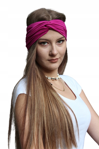 

Opaska przeplatana Gabrysia BM-406 czarna turban