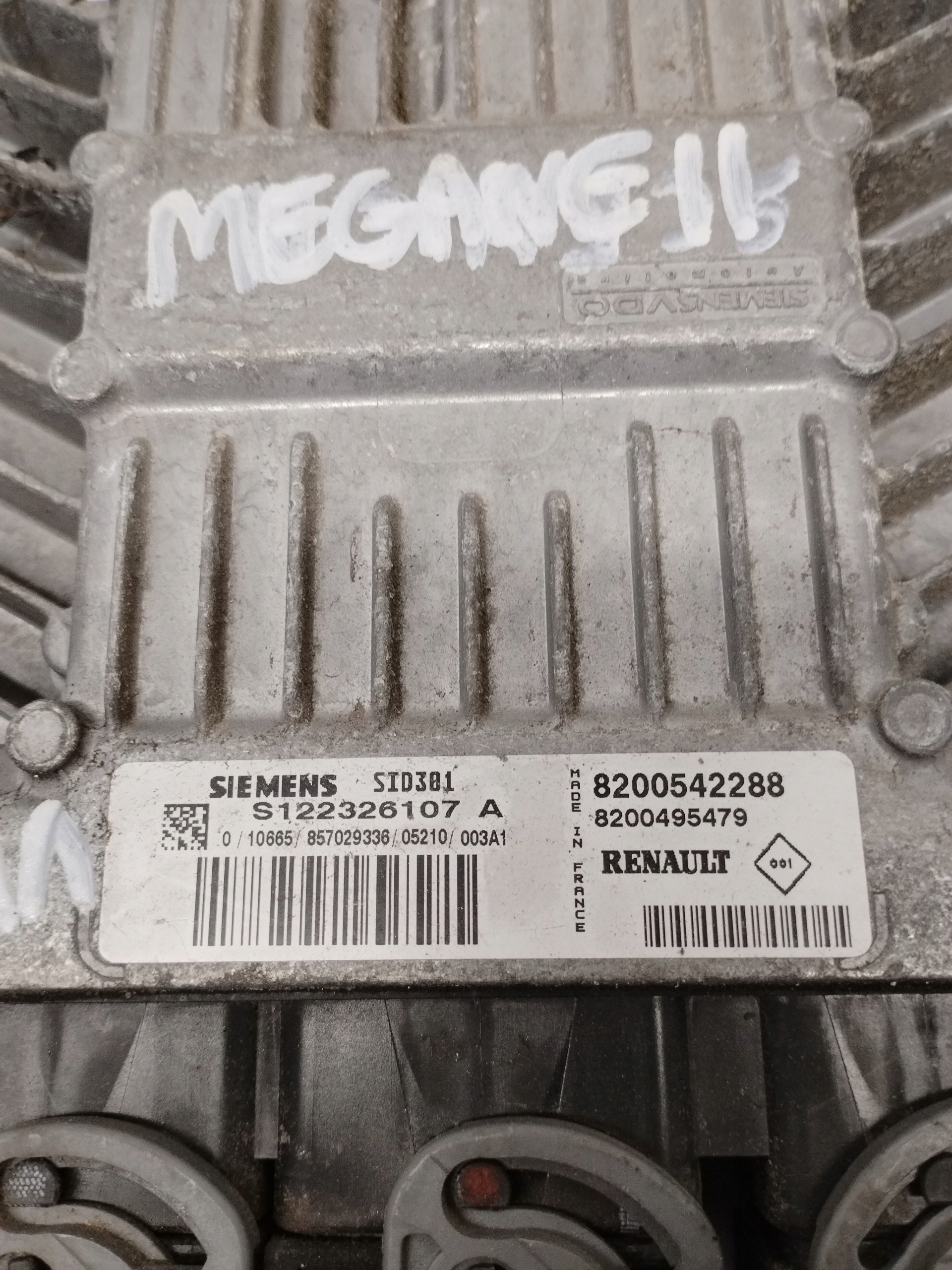 computer control unit of the engine Renault Megane II 2 8200542288