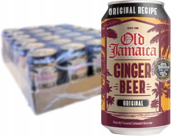 24 x Old Jamaica Ginger Beer Original, zázvorové kořeněné pivo (0%) 24x330 ml