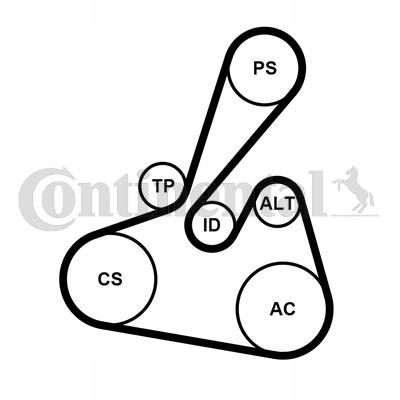 ZESTAW PASKA WIELOROWK. FORD 1,0ECOBOOST