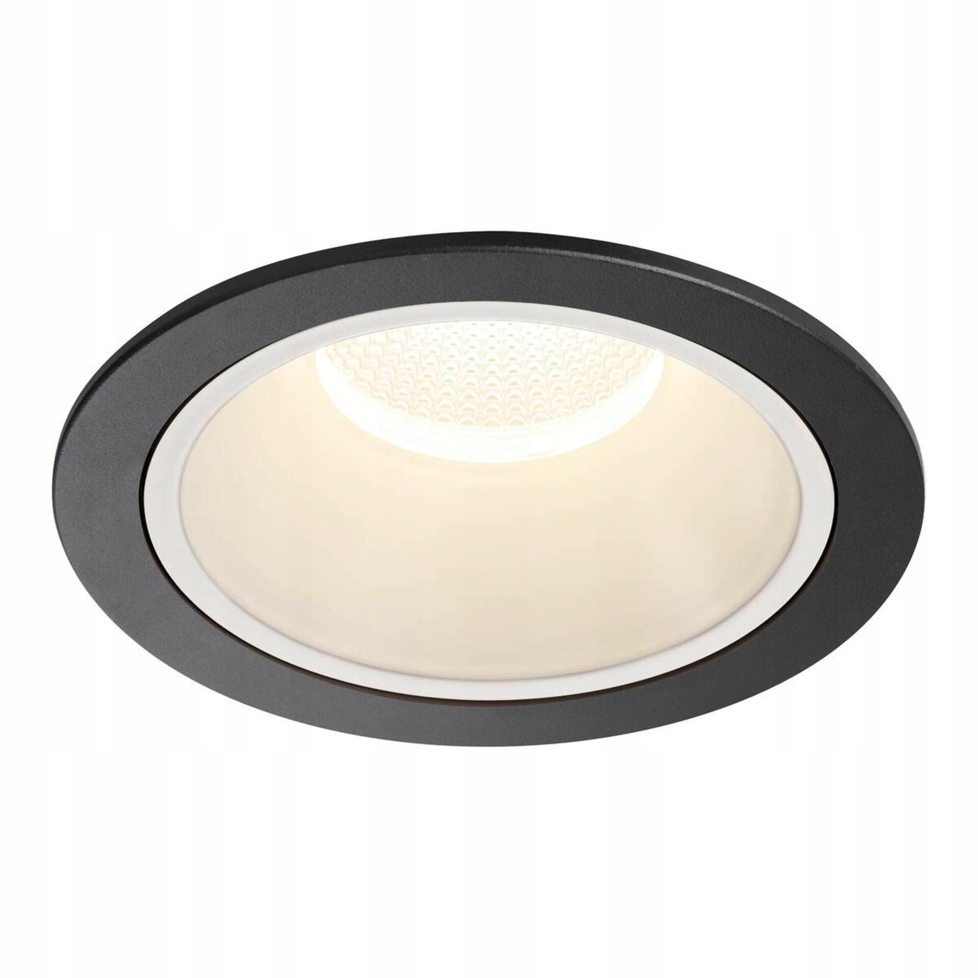 Stropné vstavané svietidlo Slv Numinos XL 24W 4000K 55° čierne/biele