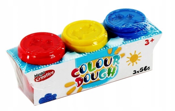 

Masa plastyczna 3 zestaw colour dough