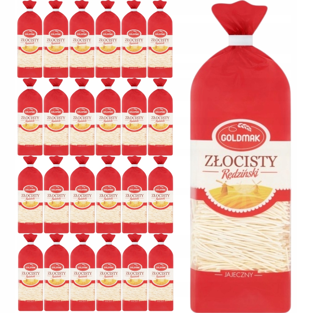 Goldmak Těstoviny zlaté Rędziński 250 g x 24 kusů
