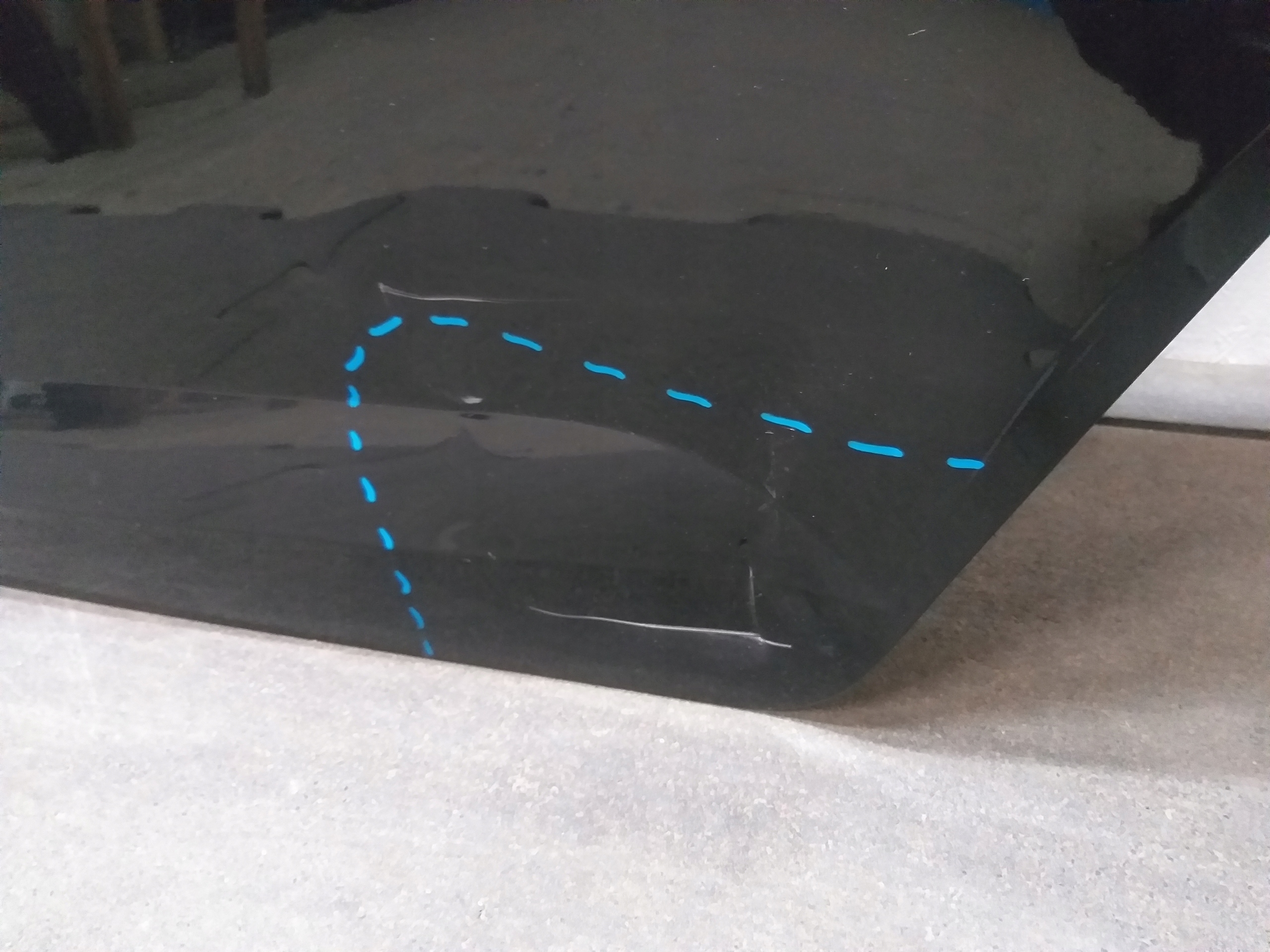 Tür heck links VW POLO 2G 17