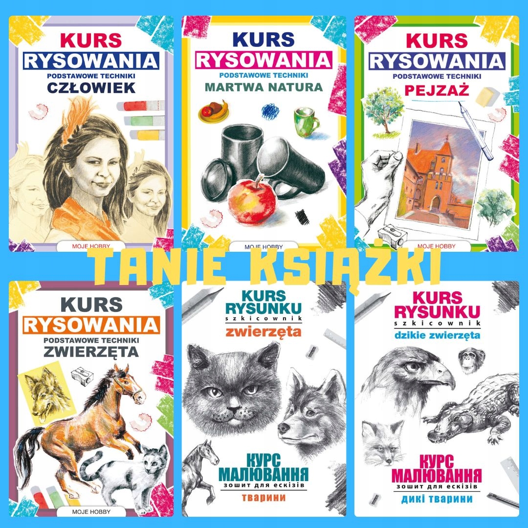Kurs rysowania - ZESTAW KSIĄŻEK NA START