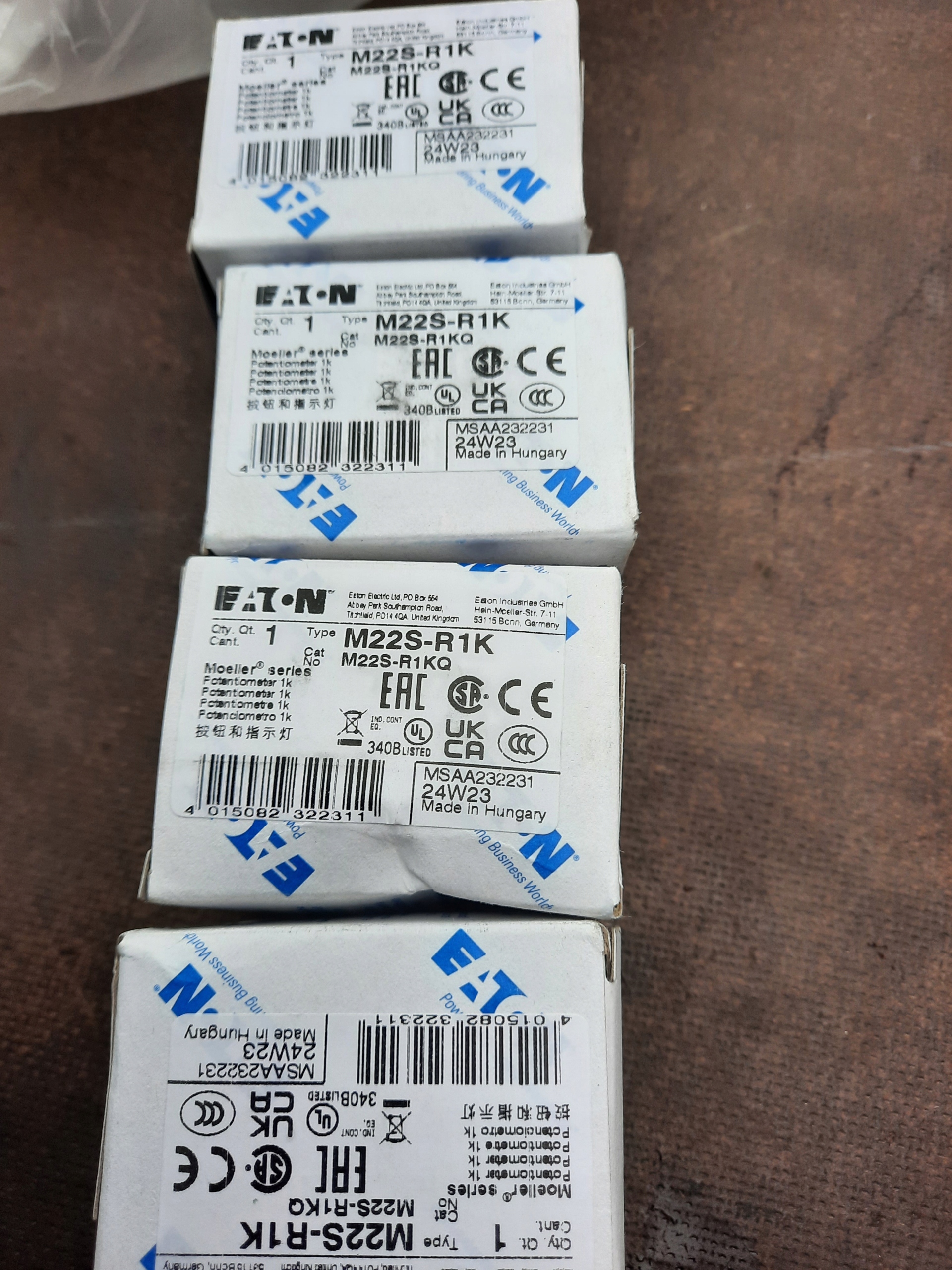 Eaton M22-R1K Rotační potenciometr