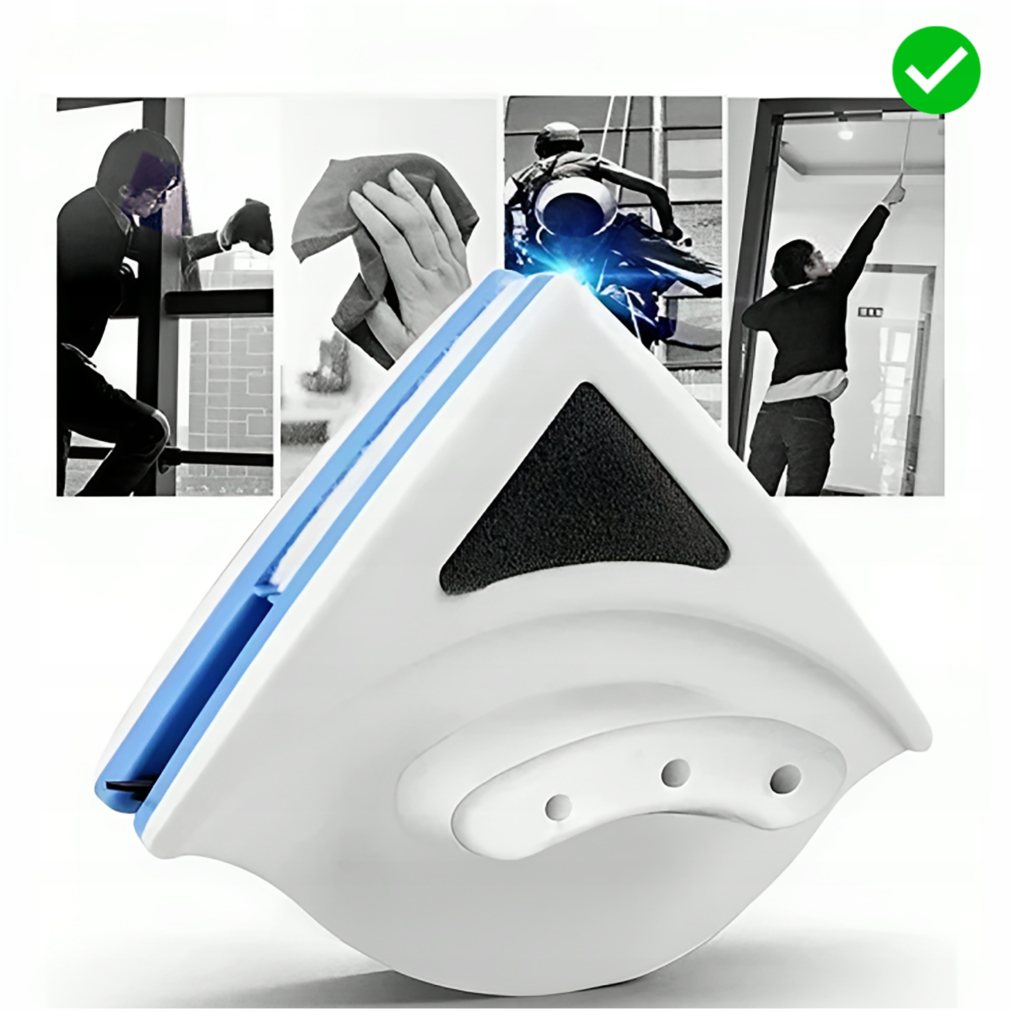 MYJKA DO OKNA DO MYCIA OKNA SZYB LUSTRA MAGNES DWUSTRONNA MAGNETYCZNA Model MYJKA DO OKNA