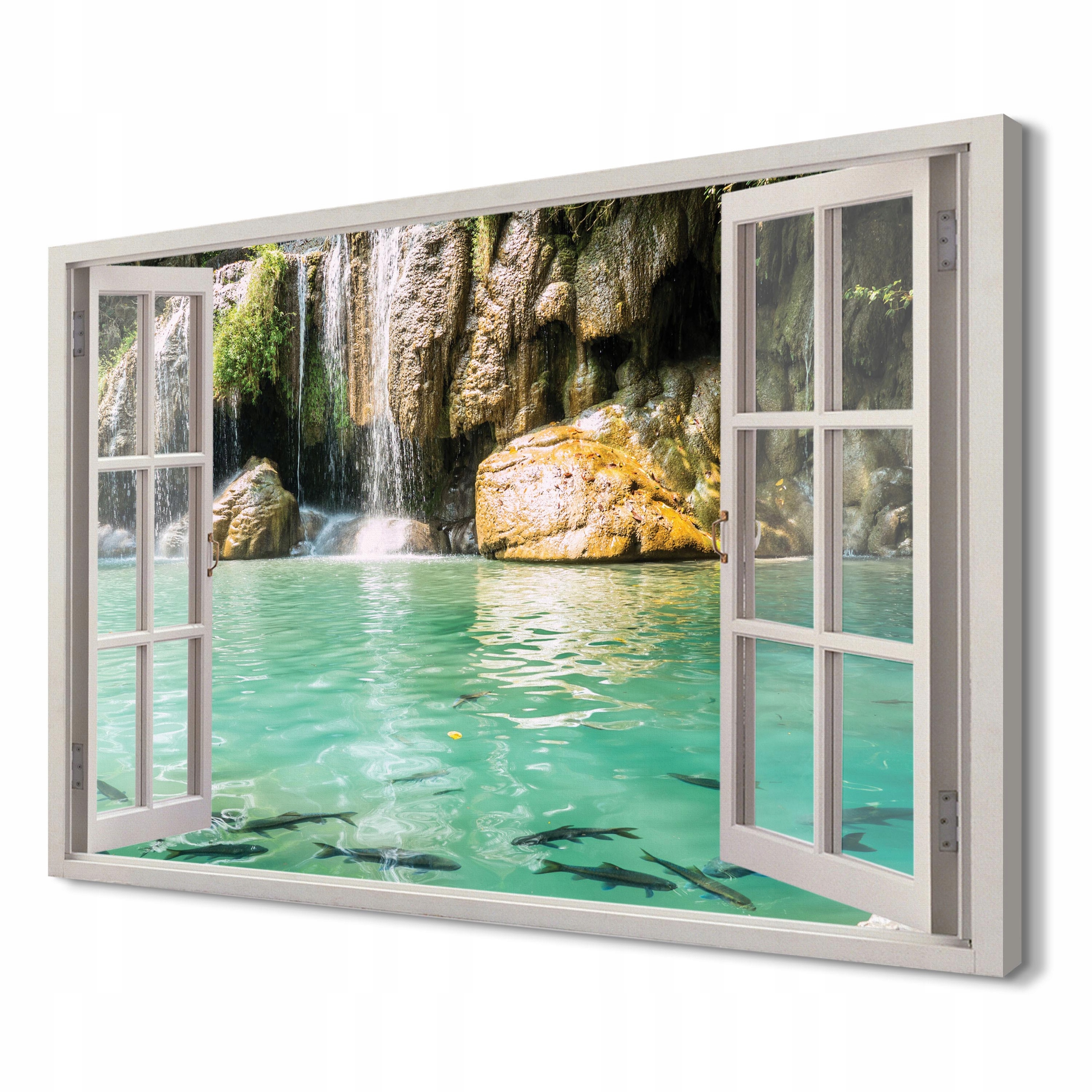 

Wodospad Erawan Obraz canvas 3d 120x80 na prezent