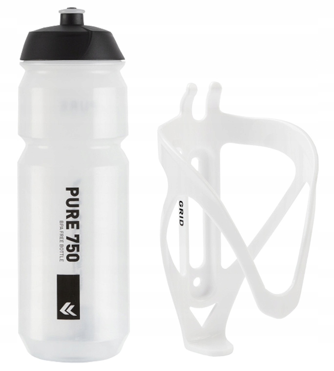 KOSZYK Uchwyt Kross Grid + BIDON Kross Pure 750 ML