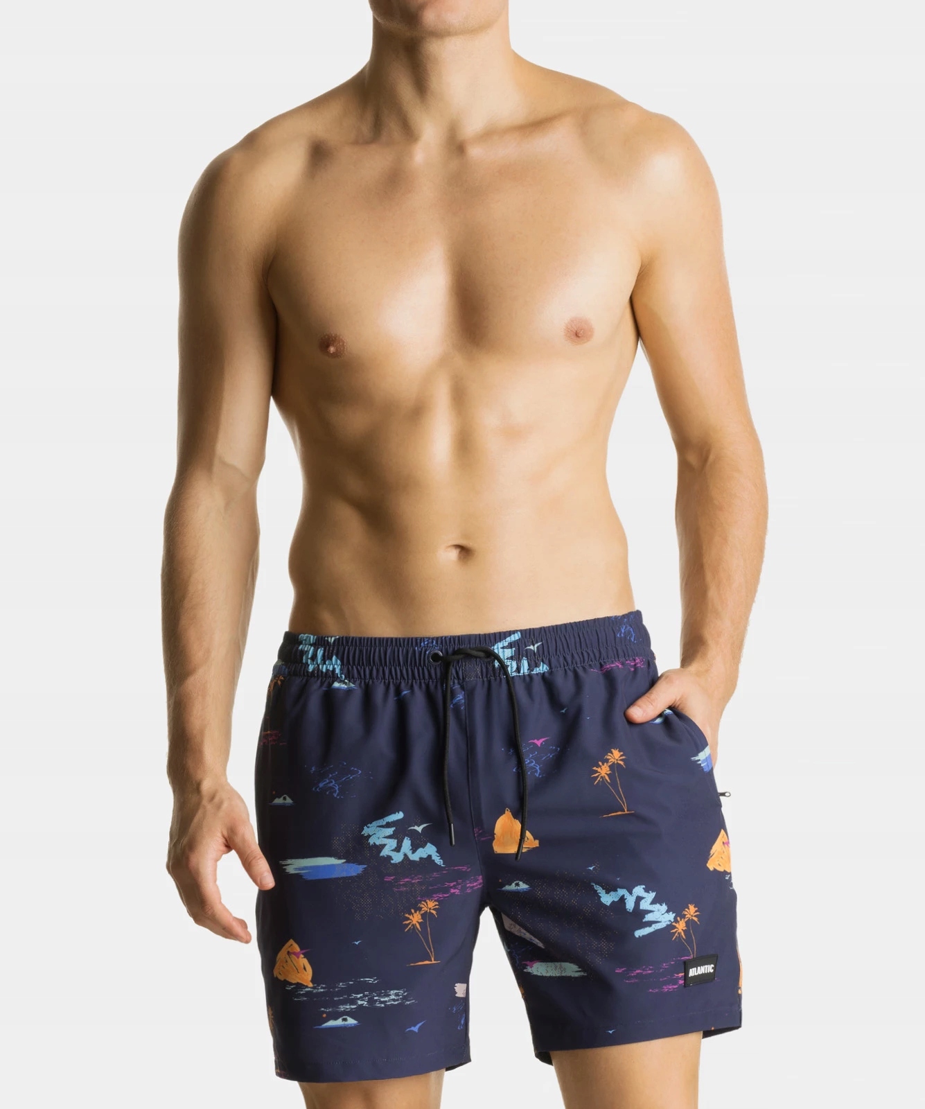 SZORTY KĄPIELOWE ATLANTIC KMC-219 KĄPIELÓWKI r.M Marka Atlantic