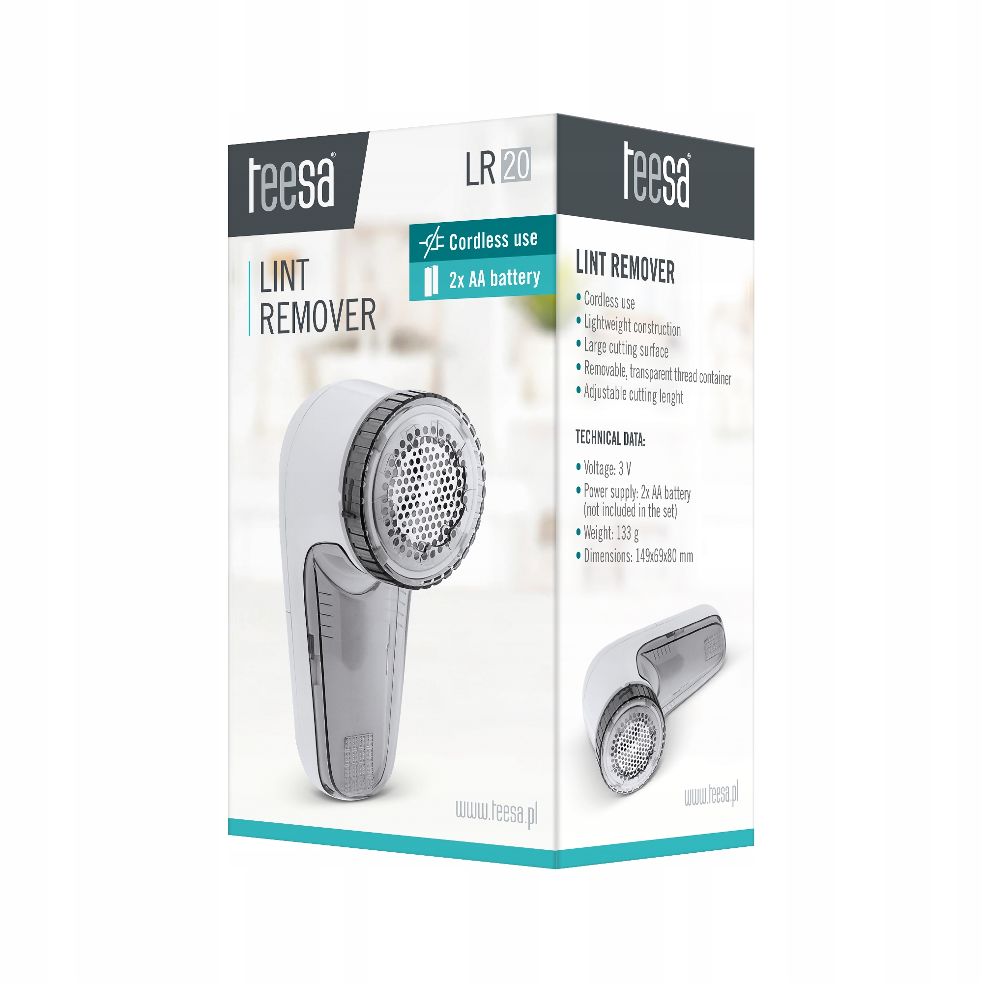 GOLARKA DO UBRAŃ TKANIN ODZIEŻY NA BATERIE Model LR 20