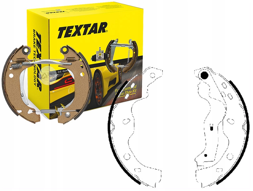 Textar 91067500 комплект тормозных колодок