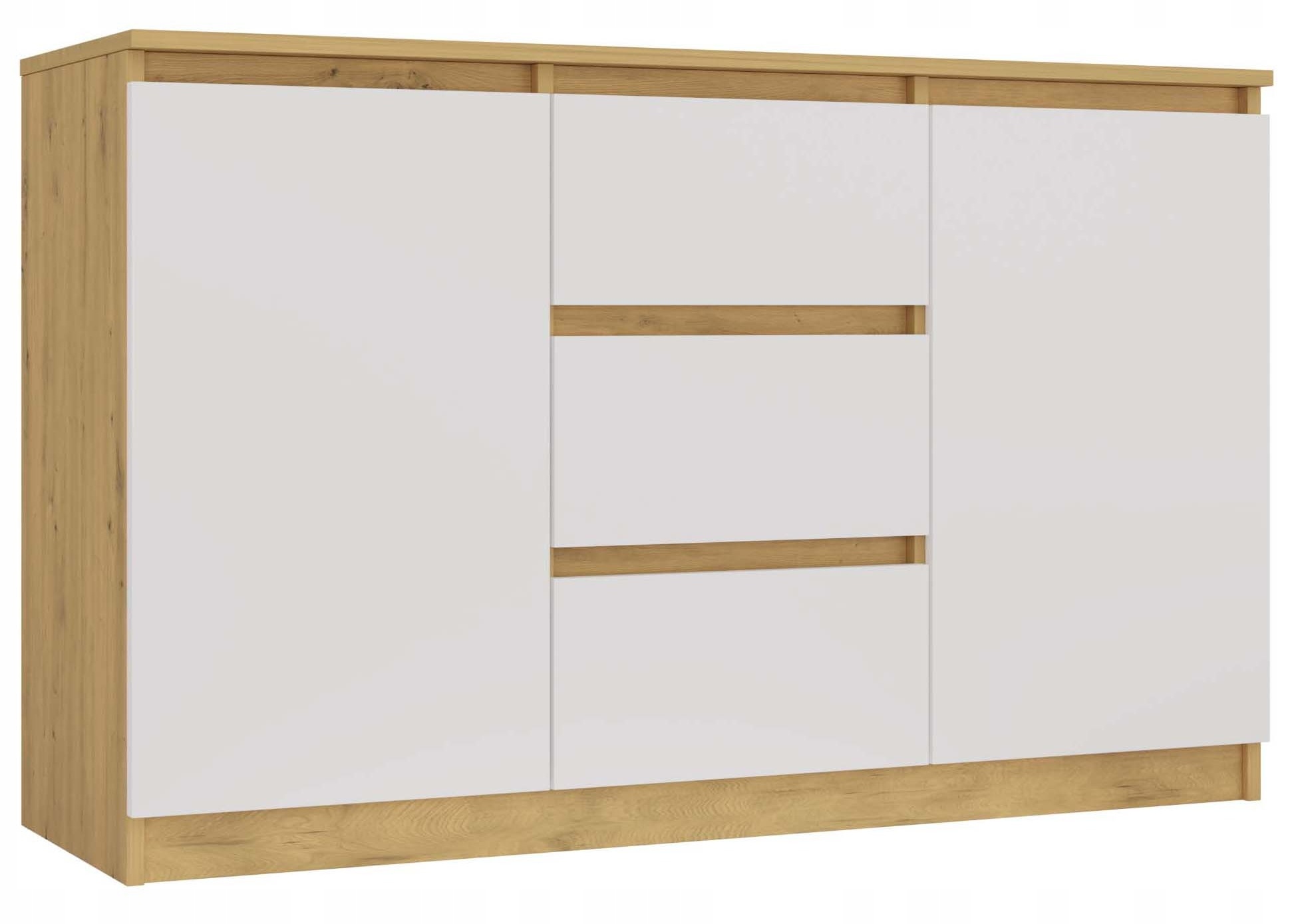 Komoda Malwa 2D3S DĄB ARTISAN BIEL