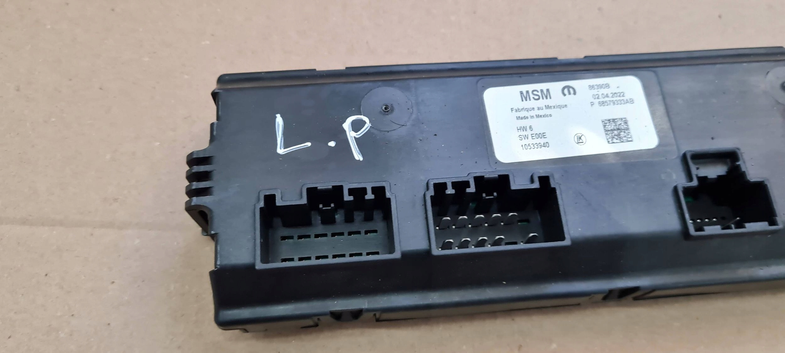 Jeep Grand Cherokee WL 2022 module control unit seat 68579333AB