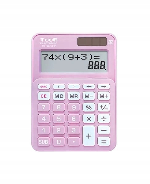 TROLT TR-1223DB-P 10-положительный розовый калькулятор
