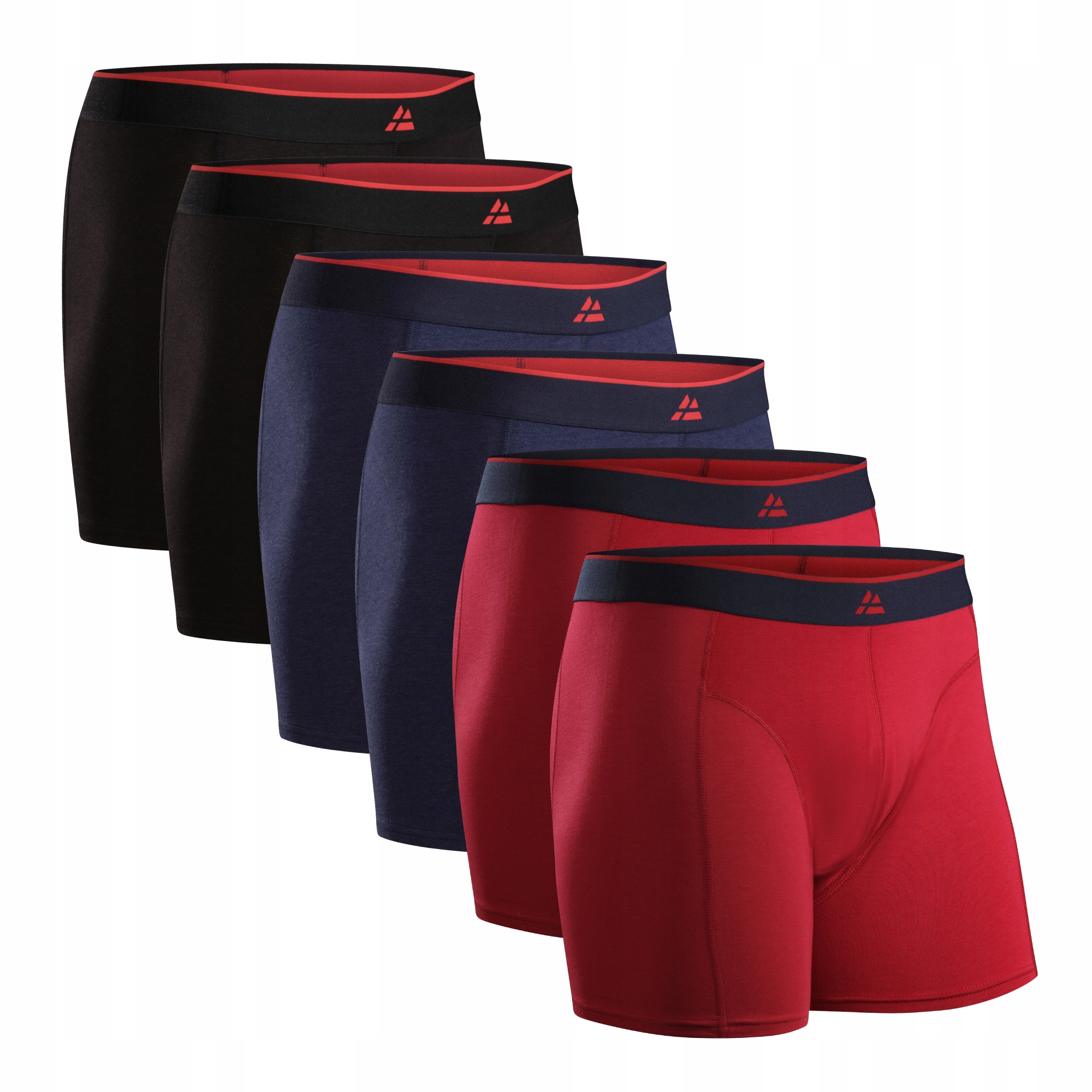 Bokserki męskie bambusowe majtki 6-pak oddychające Danish Endurance M