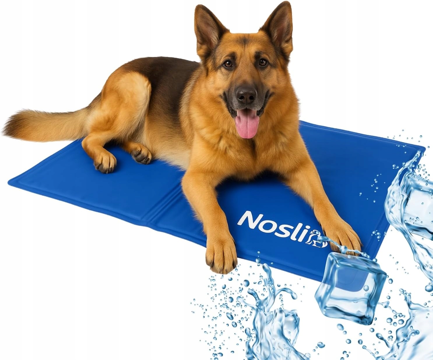 Levně Chladící podložka pro psa a kočku, mořská modrá, XL