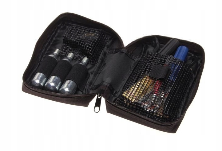 DUŻY ZESTAW NAPRAWCZY OPON z CO2 w POKROWCU Producent Wilmat