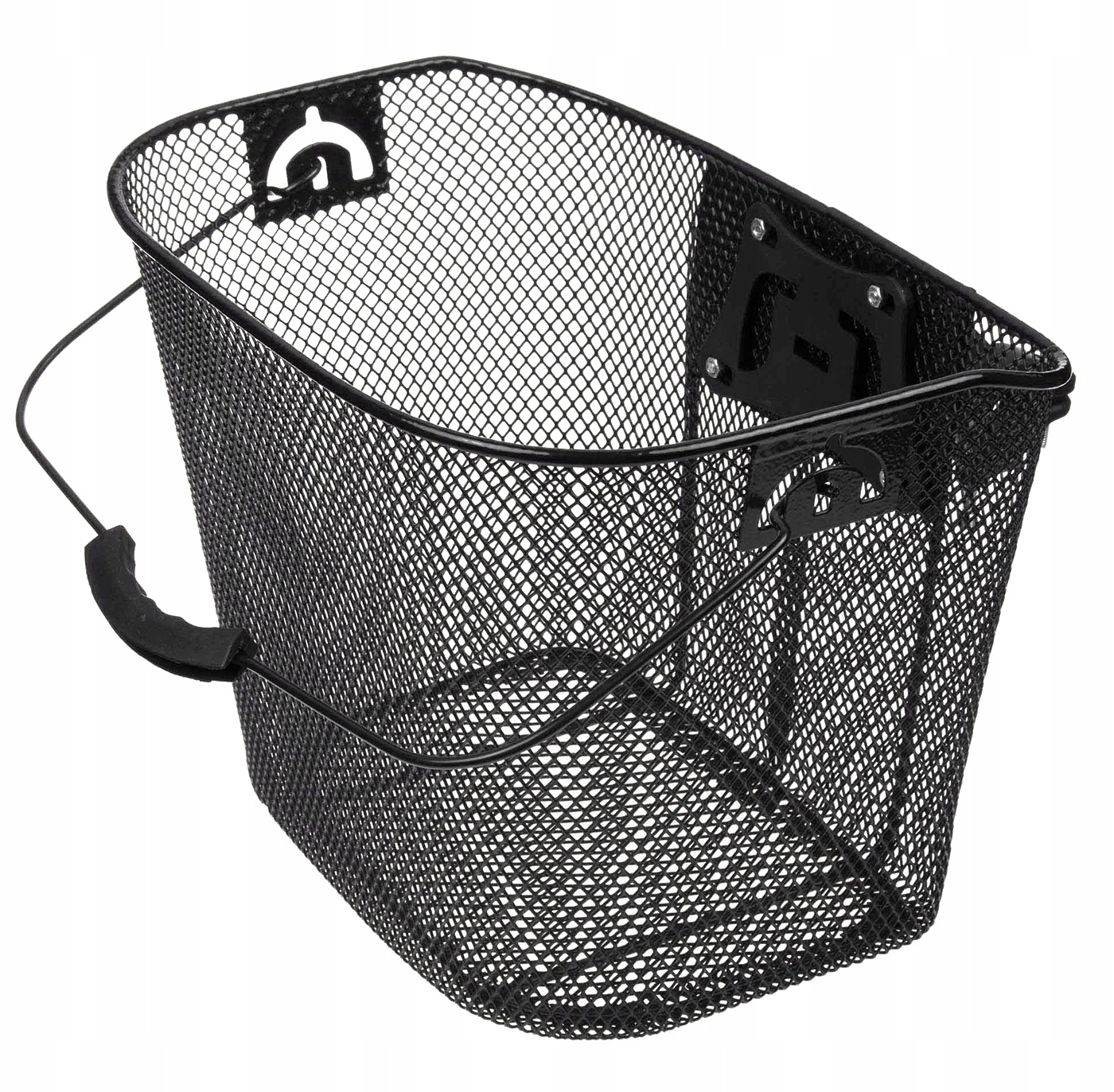 Kosz Rowerowy Verso Przód 350x250x240 Czarny Szybki Montaż Click