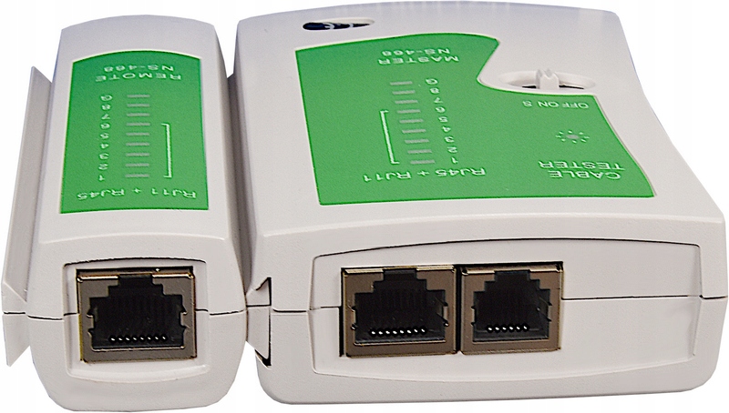 Tester kabli sieciowych internetowych LAN RJ45 RJ12 RJ11 Kod producenta 468