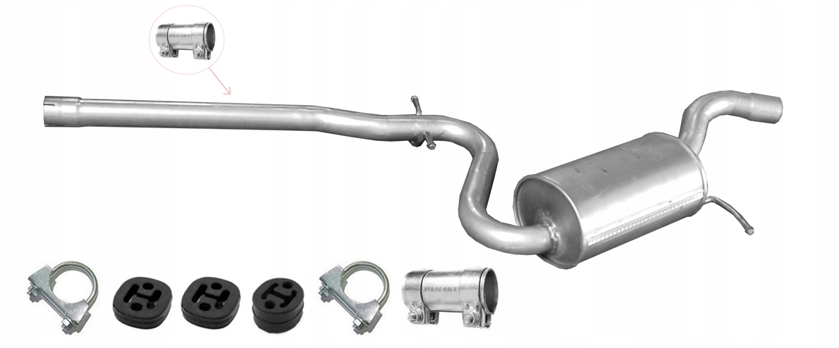 Škoda Octavia II 1.6 2.0 TDi (2004-2013) Tlumič