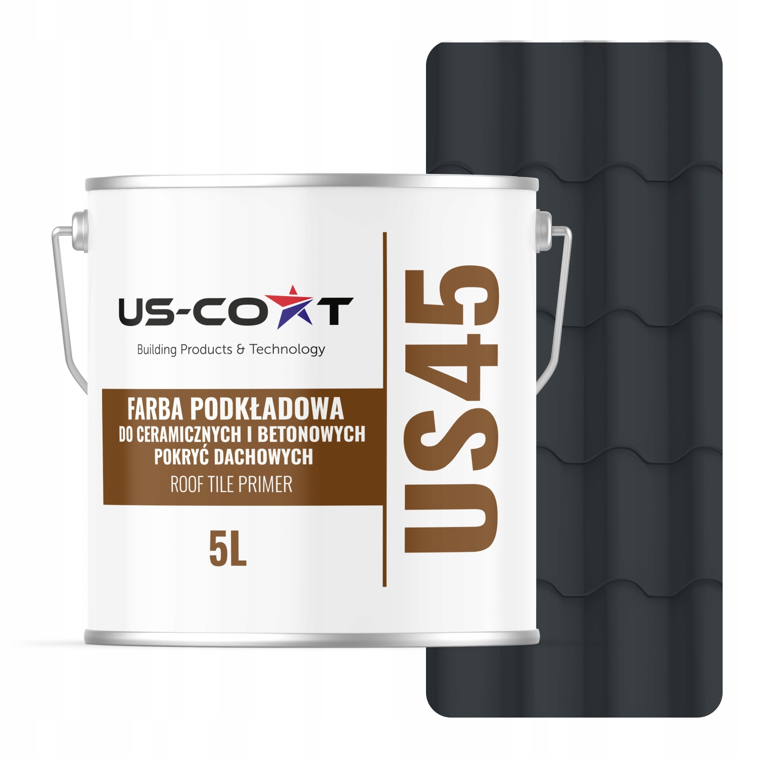 Podkladová Farba Keramickej Strechy Antracit RAL7016 Mat 5L 35 m2