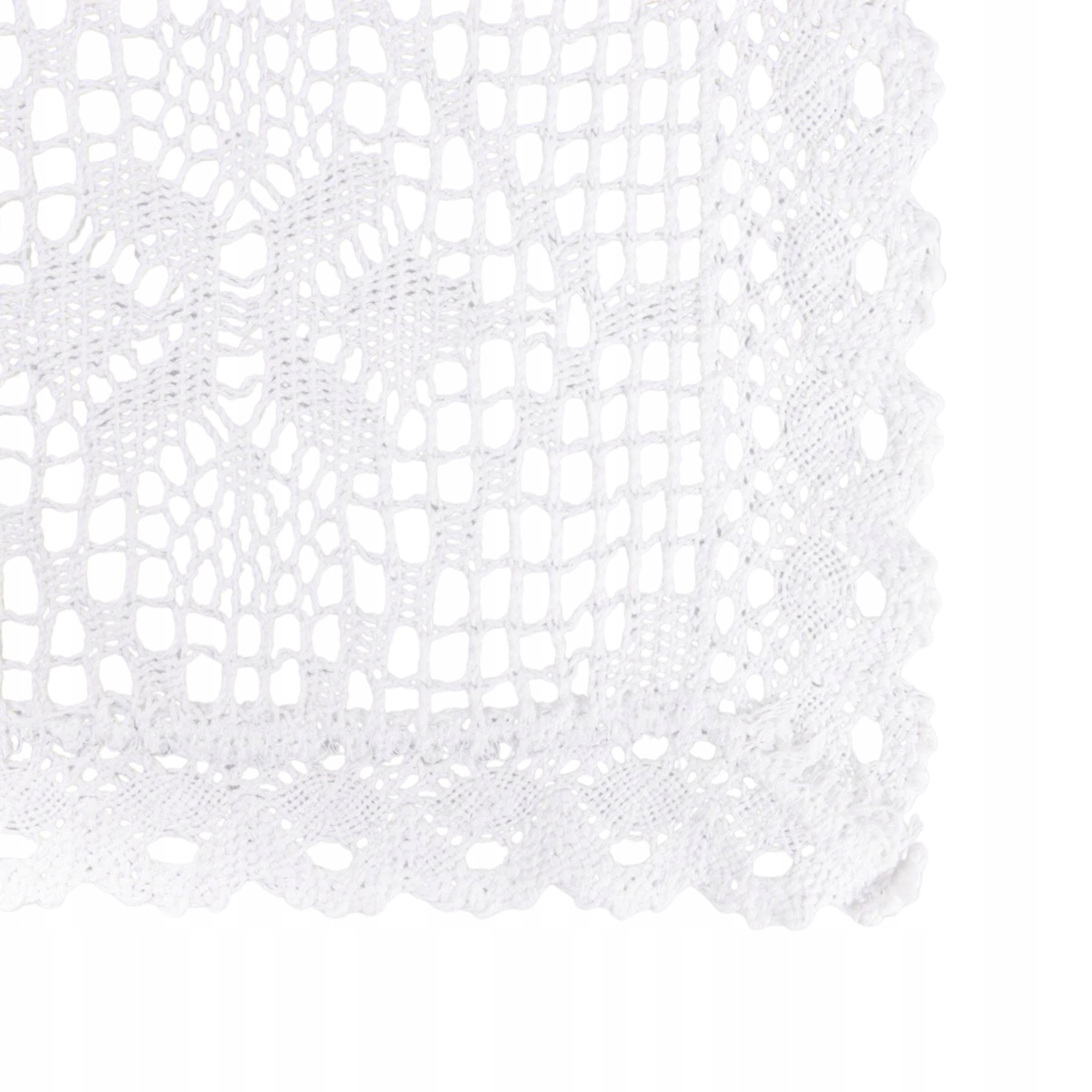 Háčkovaný ubrus Crochet bílý 130 x 170 cm Homla