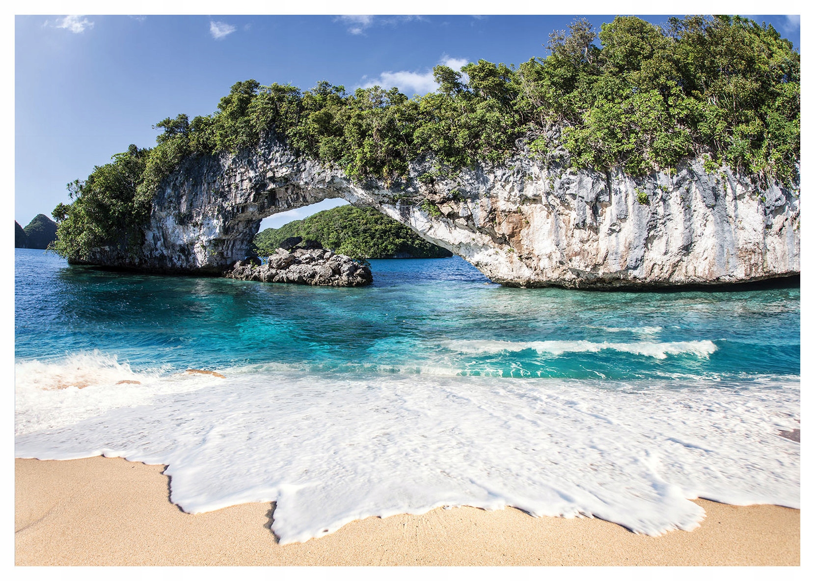 Fototapeta Rajské pobřeží Oceán Pláž Klid přírody 312x219 lepidlo