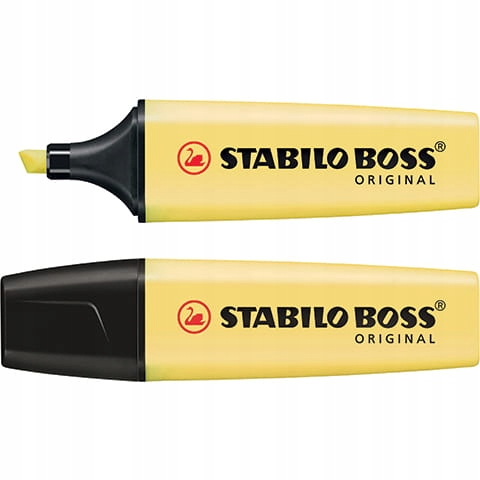 

Zakreślacz Boss Pastelowy Żółty