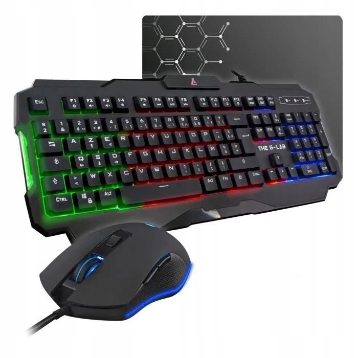 Klawiatura + Mysz + podkładka THE GLAB Combo Zinc Sklep, Opinie