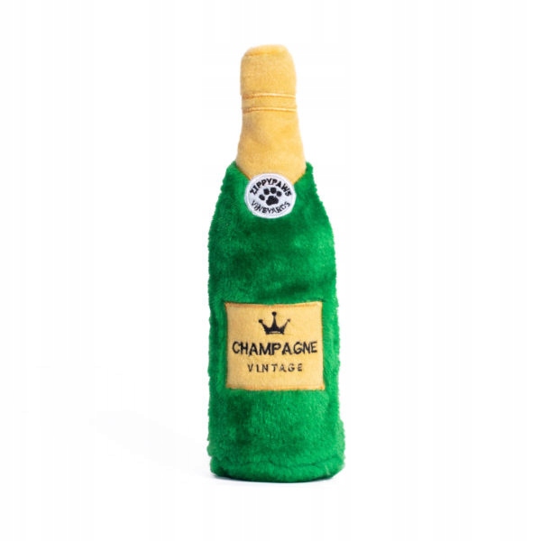

Zippy Paws Pluszowy pokrowiec na butelkę Champagne