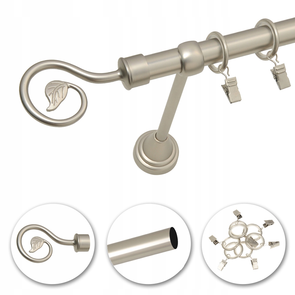 

Karnisz metalowy solidny do kuchni salonu Solid